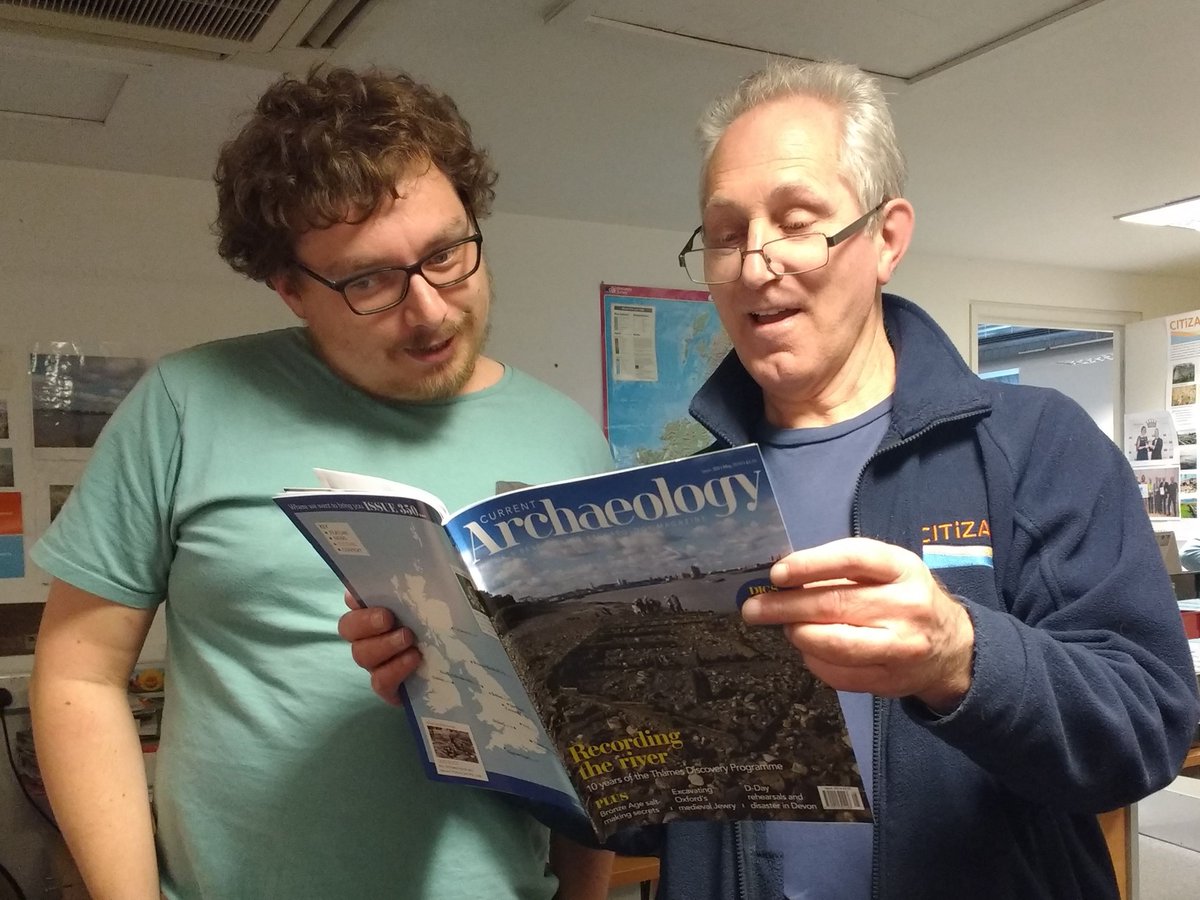 ThamesDiscovery's tweet photo. We're cover stars! Don't miss the latest edition of @CurrentArchaeo, featuring Ten Years of TDP, plus a host of other Thames-related and intertidal articles! #TenYearsofTDP
Read it here: https://t.co/IkyKpkqdYb https://t.co/1JUYCgqOYR