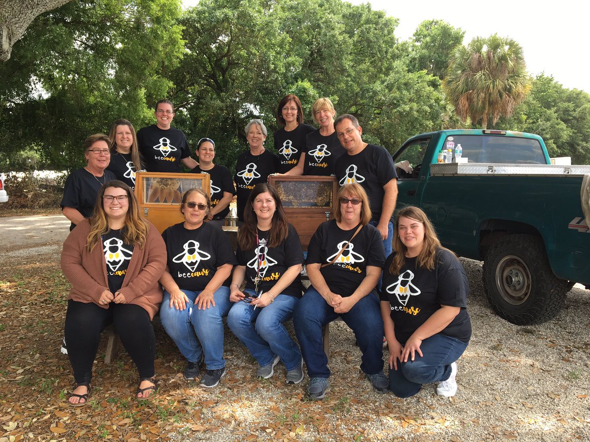 Code_AcademyFL's tweet photo. Dedicated teachers attending honey bee seminar for our observation hive from @WholeKidsFnd @TheBeeCause #beekeeping #STEM https://t.co/cP1rYqW1Xt