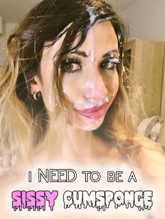 Domina messy sissy facial