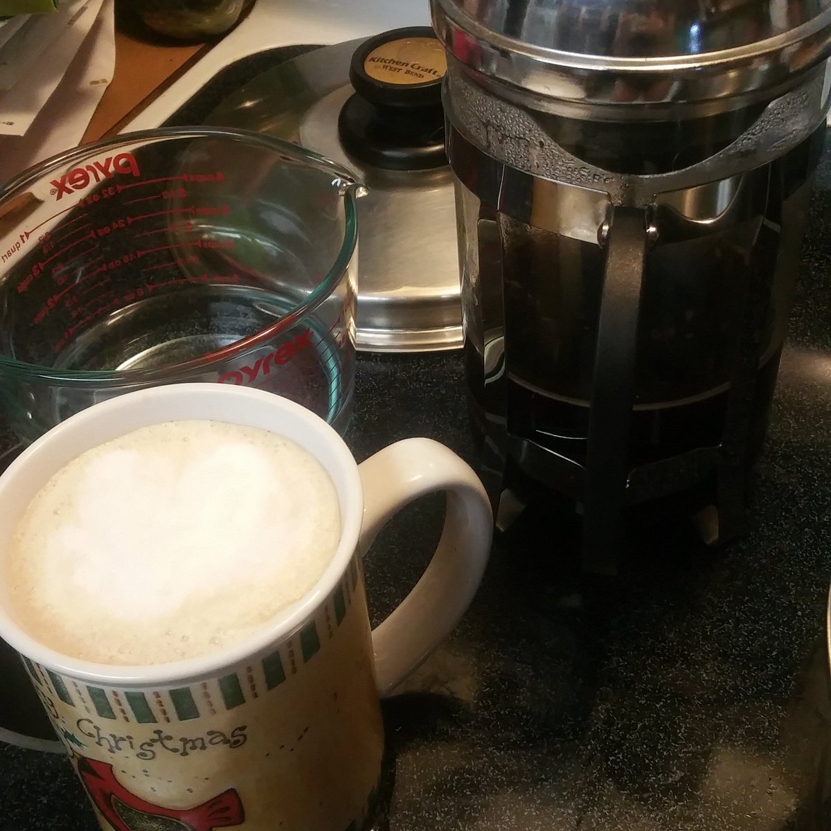 roknred2's tweet photo. But I made great #frenchpressed #coffee https://t.co/00Inn7gv6j