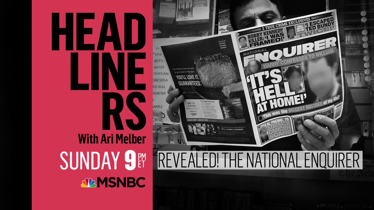 Looking forward to being part of a new episode of @PeacockNBC’s #Headliners tonight on <a href="/MSNBC/">MSNBC</a> with <a href="/AriMelber/">Ari Melber</a>.
