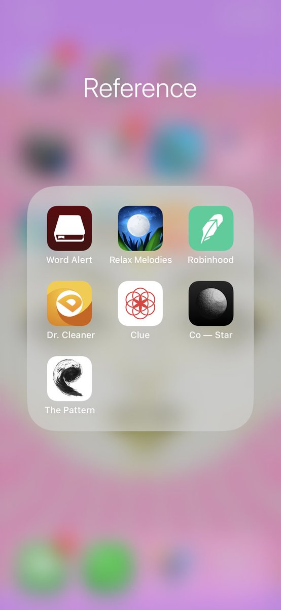 Apps (Pt. 1):Clue- a period tracking app. Learns & predicts the more you use it. Tells you your typical cycle length, fertile window, etc.Relax melodies- white noise app. When I have difficulty sleeping, I use this app. You can even combine sounds
