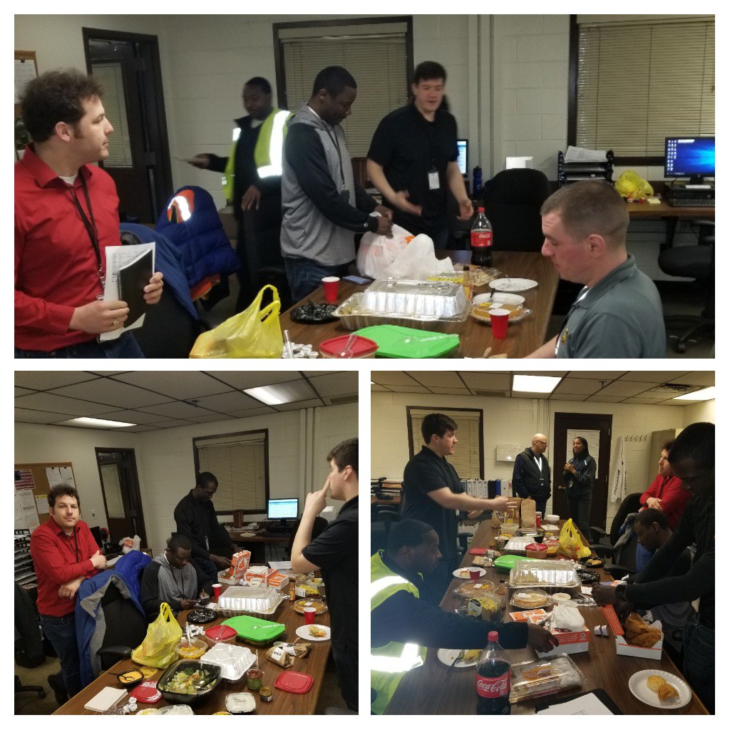 LynellFoxworth1's tweet photo. #Keys2Retirement #Safety247 #TeamPHLSnaps @JohnEitel2 @LaurenCarroll44 @BrownDenelle @JamesSm03402046 @BobKee6 @KurtuSara @DavidaHarriso14 @BarberRasheen Friday team building discussion over good food for the soul!!! Safety, Service and Performance close the loop!!! https://t.co/uniYtAIpsQ
