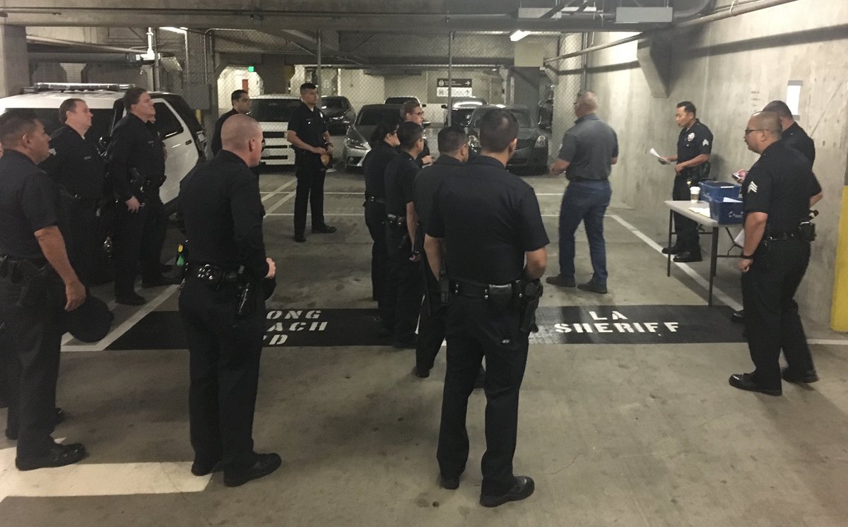 LAPDTransit's tweet photo. More #LAPD officers added to our current deployment of Officers. There will be a #PlannedSurge of #officers riding the rail lines systemwide! Say hello when you see us! Our leadership team discussing #CommunityEngagement #Directive16 and #Service to our @metrolosangeles Ridership https://t.co/hldA7TLaow