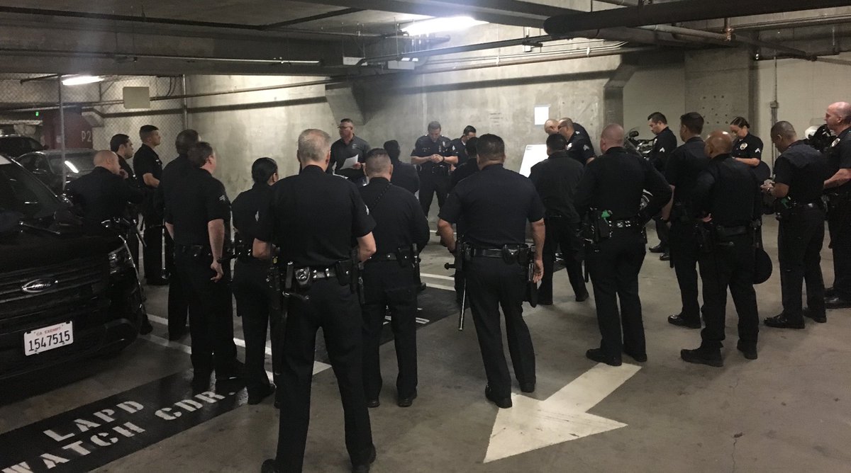 LAPDTransit's tweet photo. More #LAPD officers added to our current deployment of Officers. There will be a #PlannedSurge of #officers riding the rail lines systemwide! Say hello when you see us! Our leadership team discussing #CommunityEngagement #Directive16 and #Service to our @metrolosangeles Ridership https://t.co/hldA7TLaow