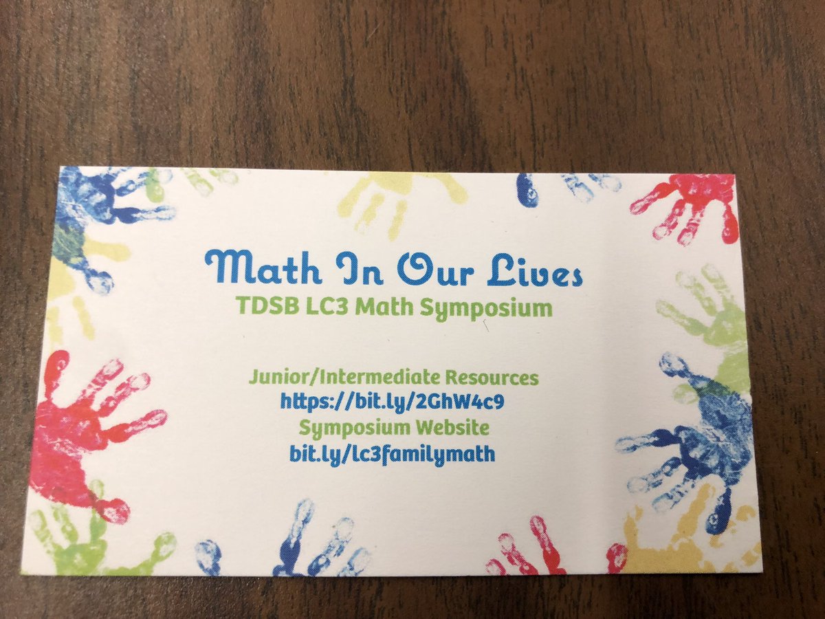 julia_petersen1's tweet photo. Today’s Math In Our Lives Symposium was a huge success with an incredible turnout.  Be sure to check out all the amazing resources available on the symposium website https://t.co/y5hYs2Y19B @mayhalabi1 @LC3_TDSB https://t.co/Ody98PD2Ca