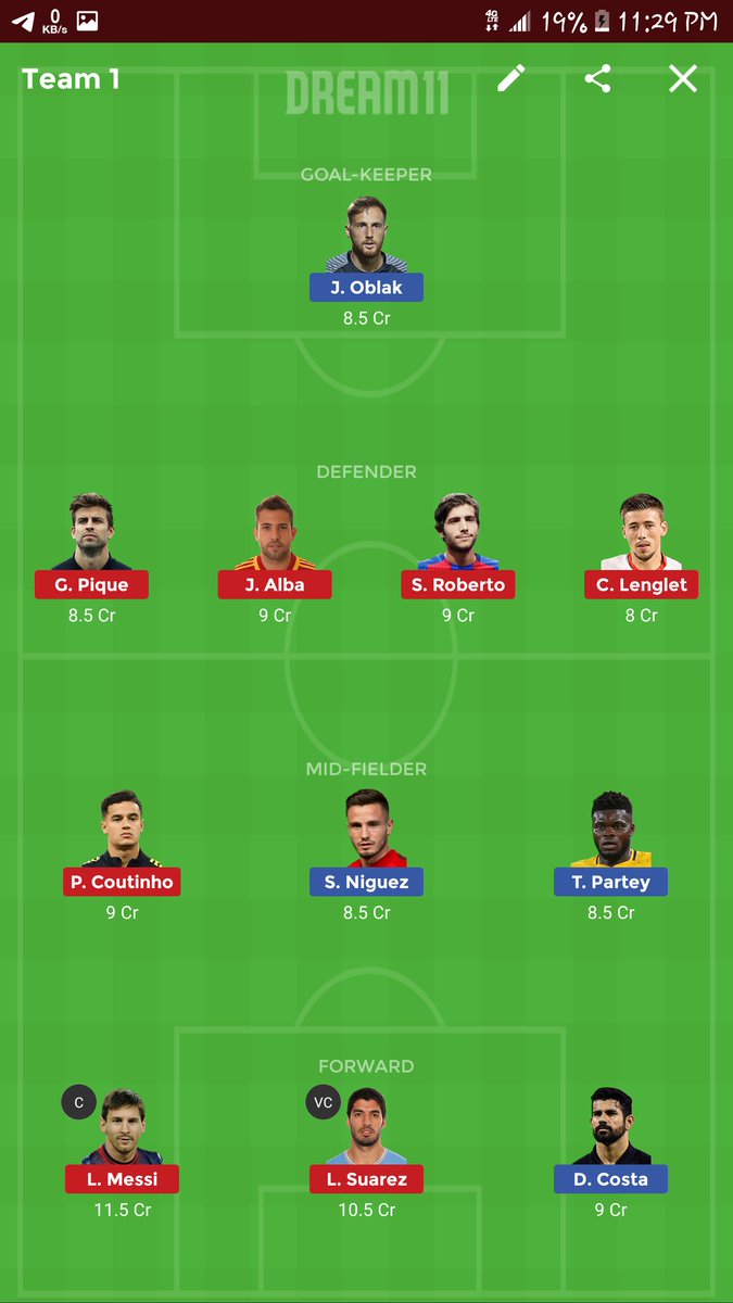 Royalgoyal23's tweet photo. #Football #BARvsATL #Dream11 team post telegram channel #BARvsATL #ATLvsBAR
#BARvsAtl final team update...👇
https://t.co/csDZ2rJqzq
🖕🖕🖕🖕
Check full team in telegram...
Gud luck...
#Dream11Team #Dream11tips #Dream11 #IPL2019 #IPLT20 #IPL12 #KTSvsDOL #DOLvKTS #SAT20 https://t.co/v0di7Cp8OI
