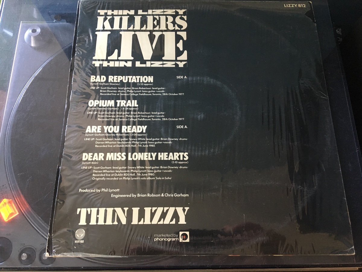 pK_solo1's tweet photo. Sticking with some Lizzy!! #ThinLizzy #KillersLive #Vinyltime Amazing sounding live EP... wowzers 👊👊👊 https://t.co/zpr0cqmBPg