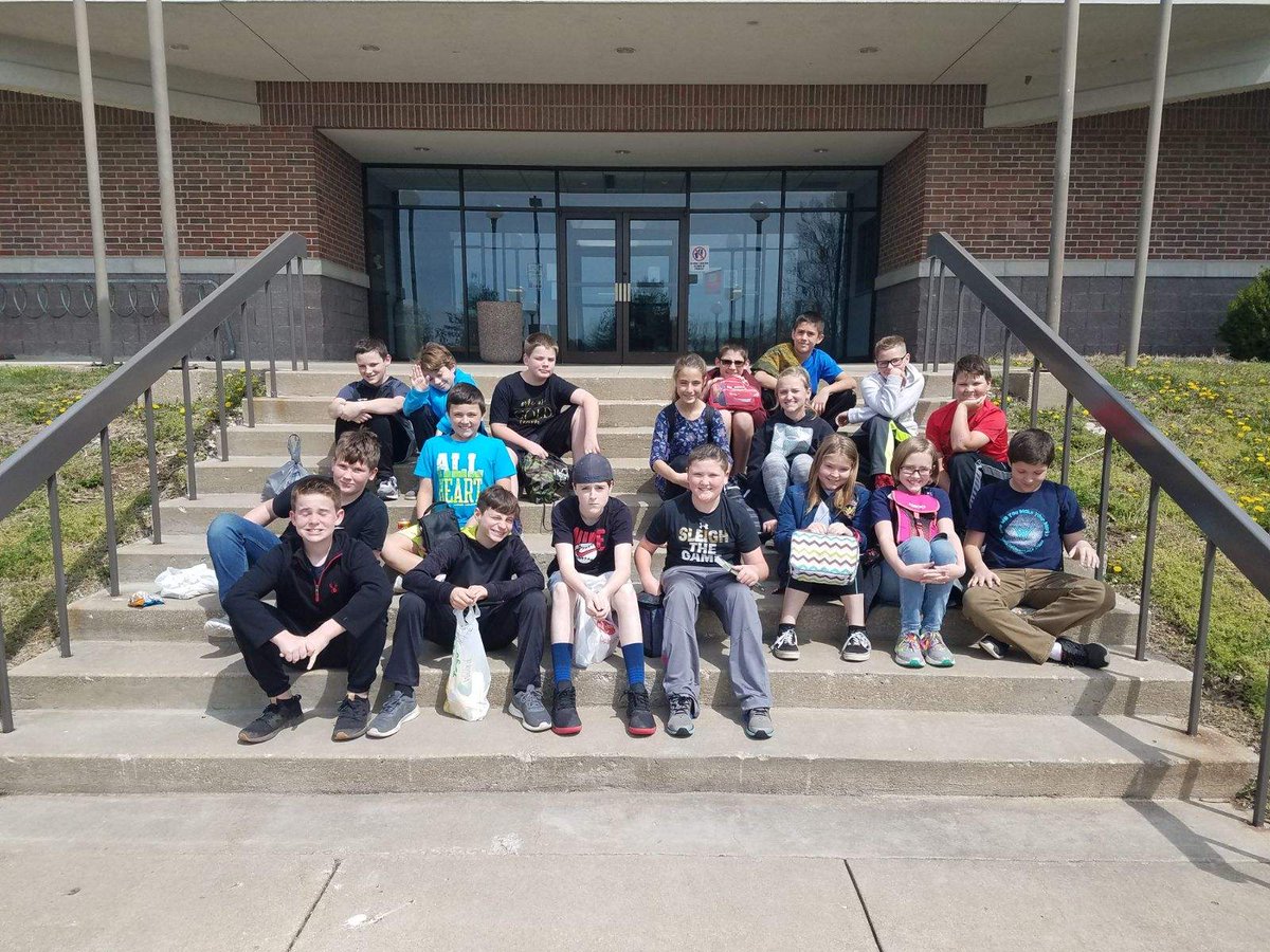 Eyebrows_Earl's tweet photo. Regional Math Competition: Stacey Maddeaux and I are here with a great group of fifth and sixth grade students.  @WISWillard #mathrocks https://t.co/EGogfgqm1n