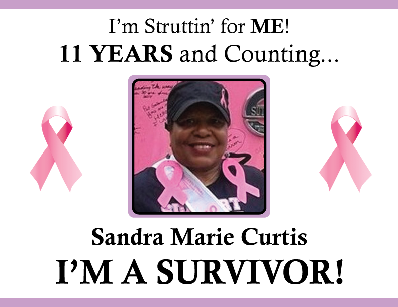 2019 #SistaStrutMemphis  I support the cause of bringing breast cancer awareness to the African American Community

I strut for my family, my sisters 

#KeepSurvivingSandra 11 years and counting...🙌🏿

#RIPGlendale Rest in Love❤️