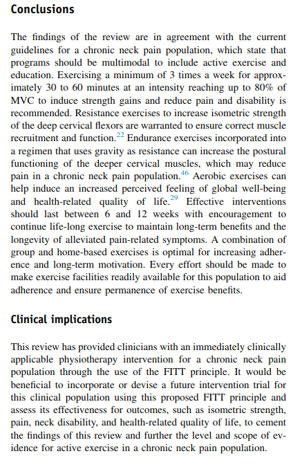 PhysioMeScience's tweet photo. Chronic Neck Pain and Exercise Interventions: Frequency, Intensity, Time, and Type Principle

https://t.co/ujekz0Z2lm https://t.co/bVaM9vFSfV