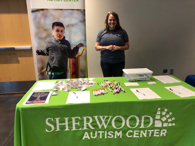 WeServeKC's tweet photo. Help with those impacted with autism by visiting with the people from @SherwoodCenter at the Serve KC Volunteer Fair 2019 #ServeKC #ServeKCVolunteerFair https://t.co/5MDadgDclC