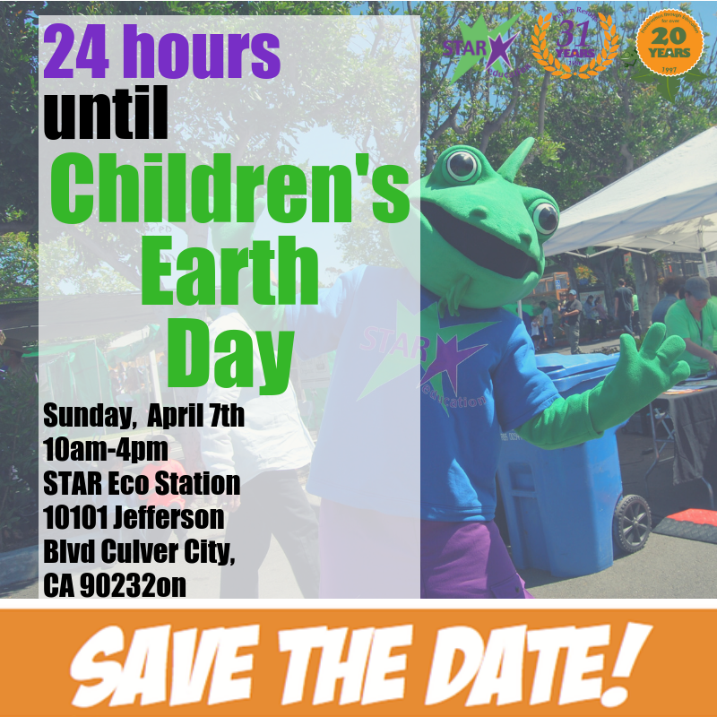 STAReducation's tweet photo. We are less than 24 hours from the 19th Annual Children's Earth Day Festival! #childrensearthday #stareducation #festival #free #culvercity #thingstodoinla #thisweekend #earthday #losangeles https://t.co/iaZL0dIERA