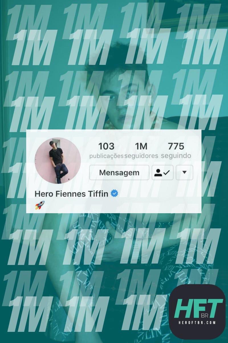 HeroFTBR's tweet photo. Hero acaba de alcançar a marca de 1 Milhão de seguidores no instagram, vale lembrar que não são apenas números e sim que cada vez mais pessoas querem acompanhá-lo e isso é muito gratificante! Nós o amamos muito e ele merece todo o sucesso do mundo! https://t.co/Q2t4gOCYew