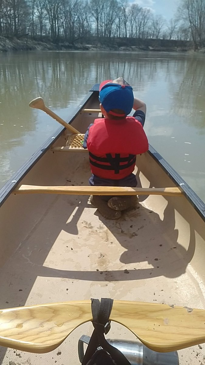 My first decent trip with my new paddler. He counted 16 or 100 geese. Not a whole lot of paddling but good company.   #toonicetobeinside #notquiteplant19butfeelsclosernow
