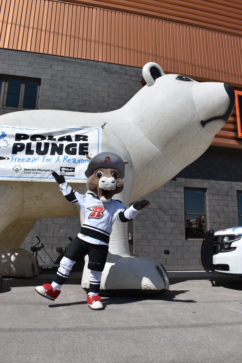 NuggetTheMascot's tweet image. To say this morning was busy is probably understating it. Cub Fest at Bear Country and Polar Plunge at @HarleyBHZ 
#PolarPlunge #CubFest #LoveTheBlackHills #ECHL
