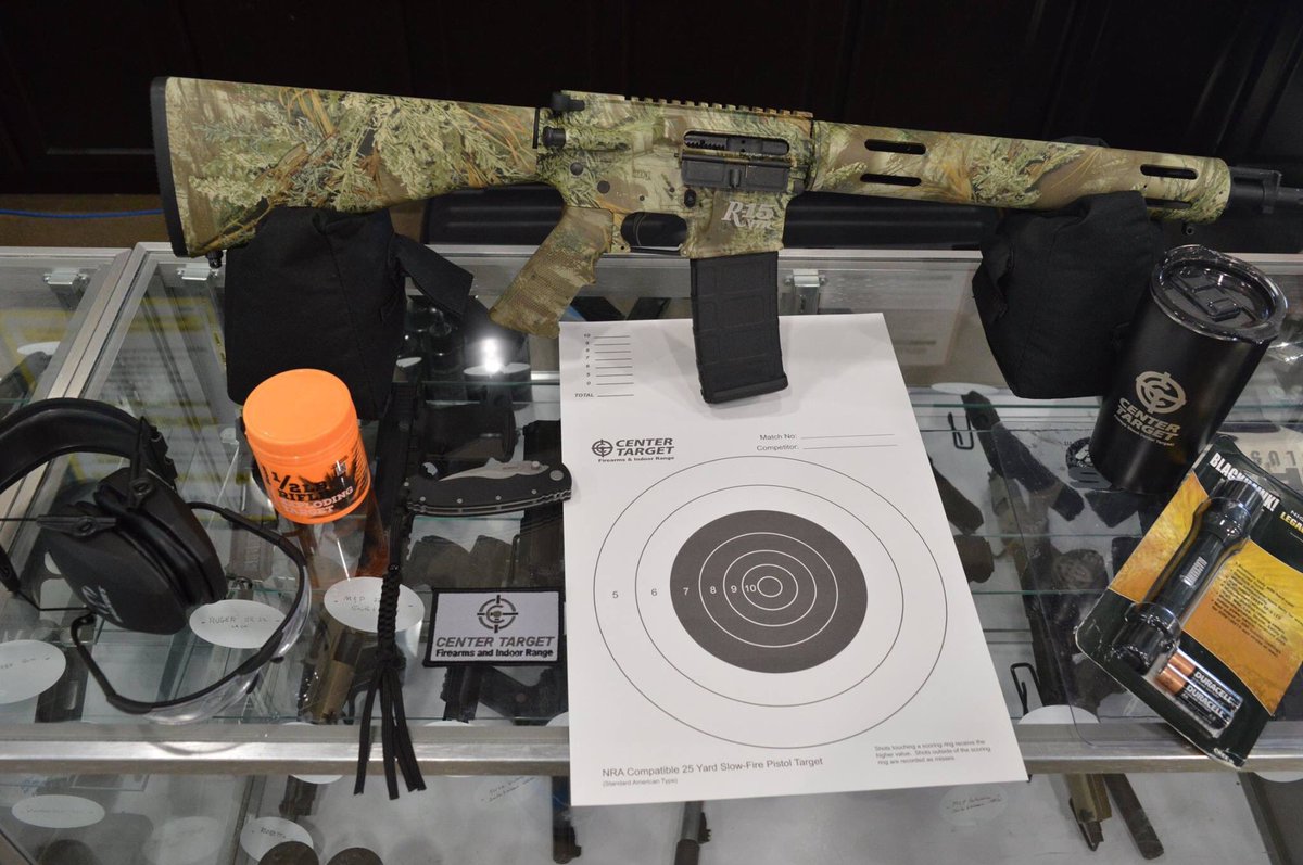 CenterTarget's tweet photo. Our Spring Pistol Competition is heating up with over 70 targets shot! Here are the current Top 10 shooters of the competition. Next week we will provide updates with scores. Come stop by the range today to have a chance to win the Remington R-15 Predator and other prizes! https://t.co/opBrJ4Hfuj