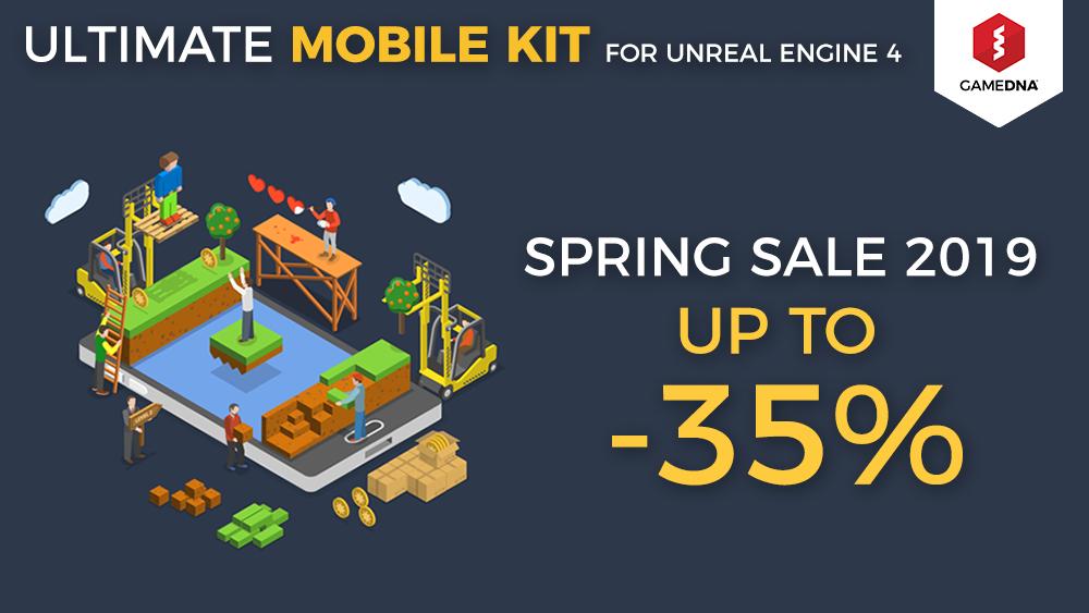 gameDNAstudio's tweet photo. 🛒 Ultimate Mobile Kit on sale up to -35%! 🛍️

👉 Sellfy: https://t.co/zwQEcwe28D
👉 Marketplace: https://t.co/EygeSX2vRK

#UnrealEngine #UE4 #gamedev #indiedev https://t.co/57KsMUz3R5