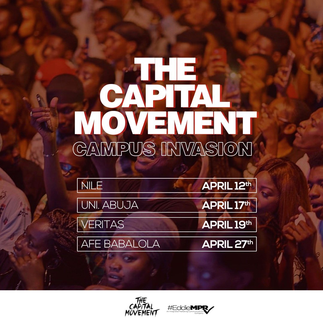 StrictlySowa's tweet photo. It's about to get lit TCM way
@thecapitalmvmt is bringing the Campus invasion to a Uni near you
#TCMInvasion https://t.co/ZJj6PYJd7K