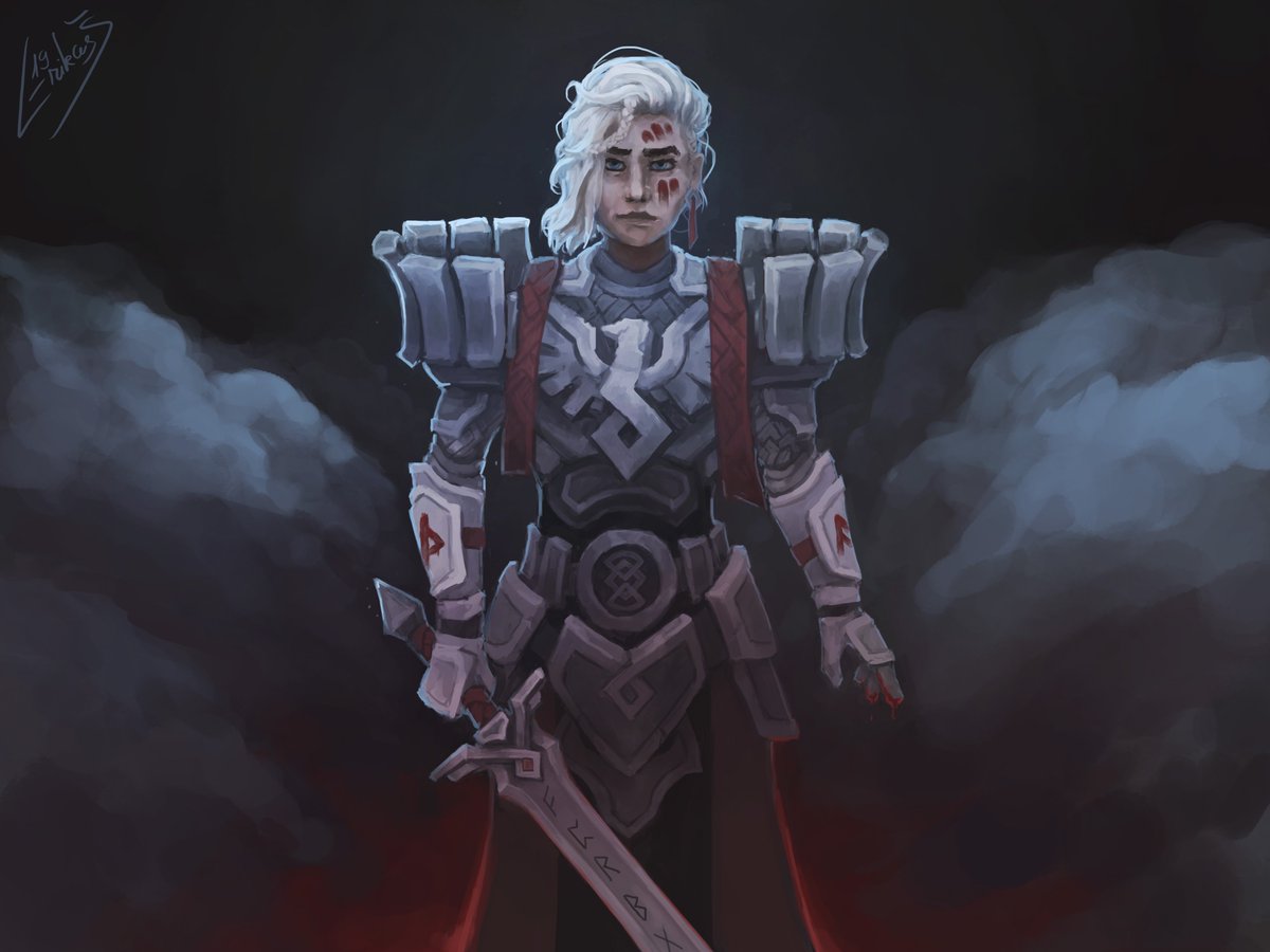 There's about a million other things I needed to do today but instead I drew Freya, one of my favourite norse gods. No regrets.
#2dart #fantasy #norse #Freya #godess