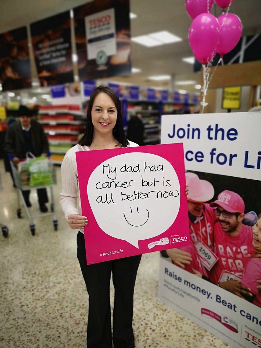 chaggar16's tweet photo. #TescoTurnsPink
#RaceForLife
#Tescoroundhay
#Letskickcancersbutt https://t.co/j28ZY3MoSD