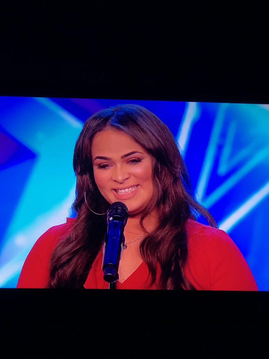 aceofherts5's tweet photo. Weird seeing a young lady who looks 36, 4 kids, living in a top floor flat in Peckham talk about sixth form and belt out a song like that with a voice like that. Big things in store for her. #bgt https://t.co/16zB72vuDr
