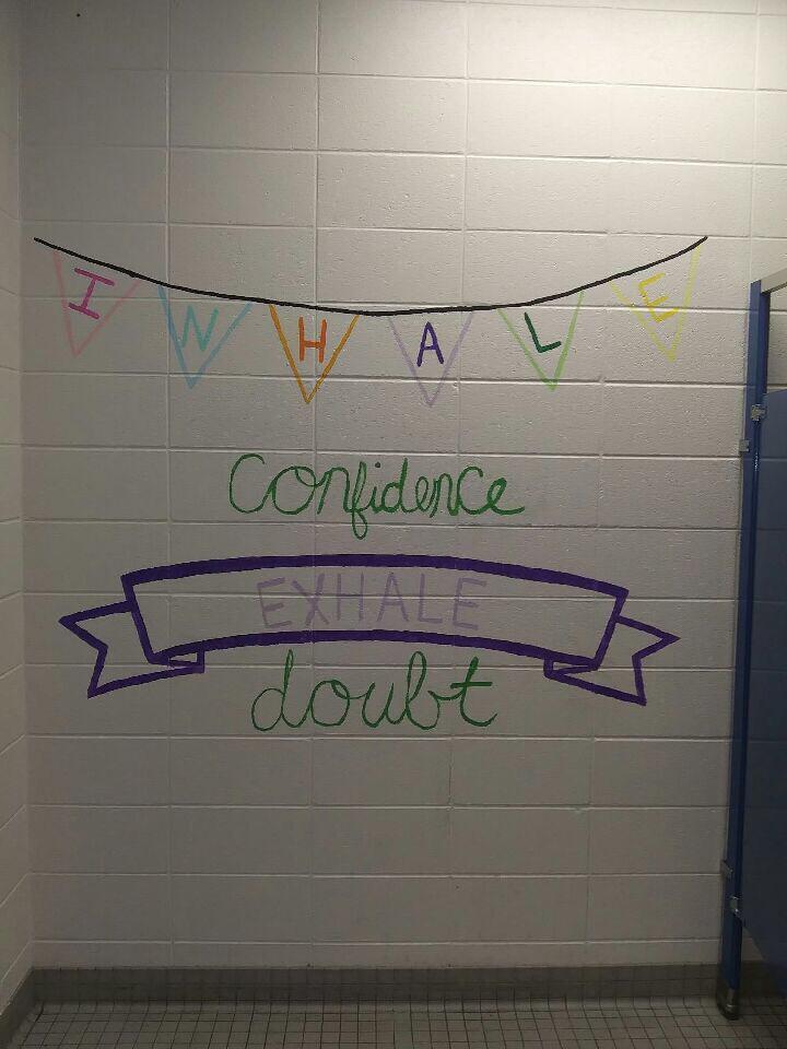 MHSSeniorProj's tweet photo. Alexis has spent the year learning about empowering woman and as part of her project, spent time updating the school bathroom. https://t.co/LYqgDYXY5V