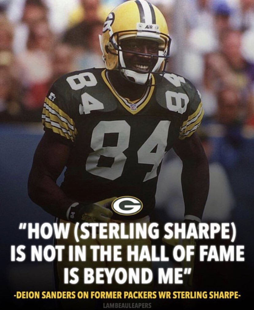 Happy birthday to one of the great receivers of all time, Sterling Sharpe   said it best. 