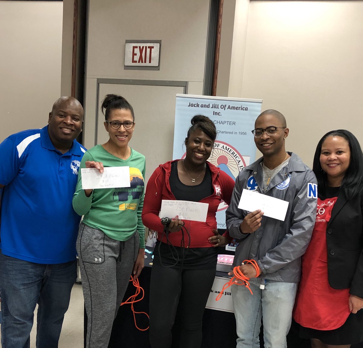 WacoJNJ's tweet photo. Congratulations to this year’s winners of the 2019 Jump Rope for a Healthy Heart sponsored by the Waco Chapter of Jack &amp; Jill at the DST 2019 Healthy Soul Food Cooking Demonstration. @JackandJillInc @WacoJNJ https://t.co/mYyyxX5ymr
