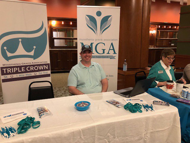 WeServeKC's tweet photo. We hope you stopped by @myastheniakc while you were at the Serve KC Volunteer Fair 2019.  #ServeKC #ServeKCVolunteerFair https://t.co/3DXzW4F9pb