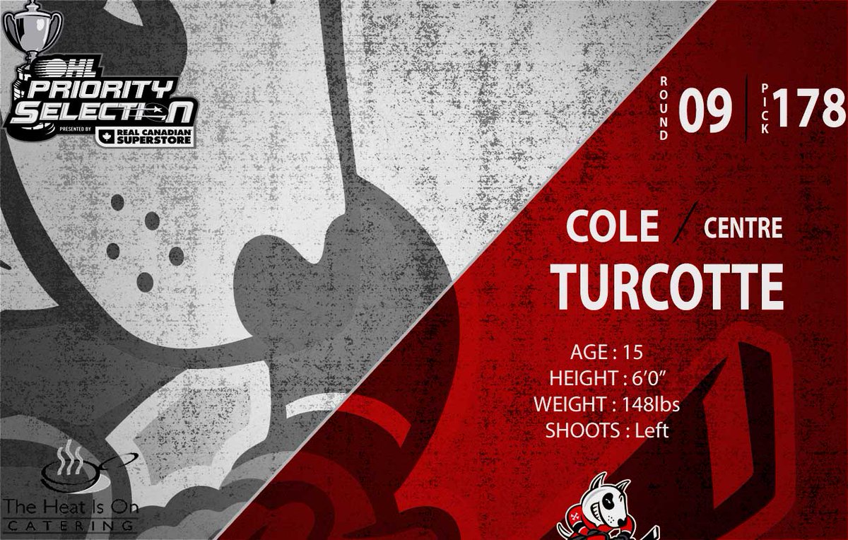 OHLIceDogs's tweet photo. With the 178th pick in the 2019 #OHLDraft the #IceDogs are pleased to select Cole Turcotte from the York-Simcoe Express!

Welcome to Niagara, Cole! https://t.co/muT6fclAEv