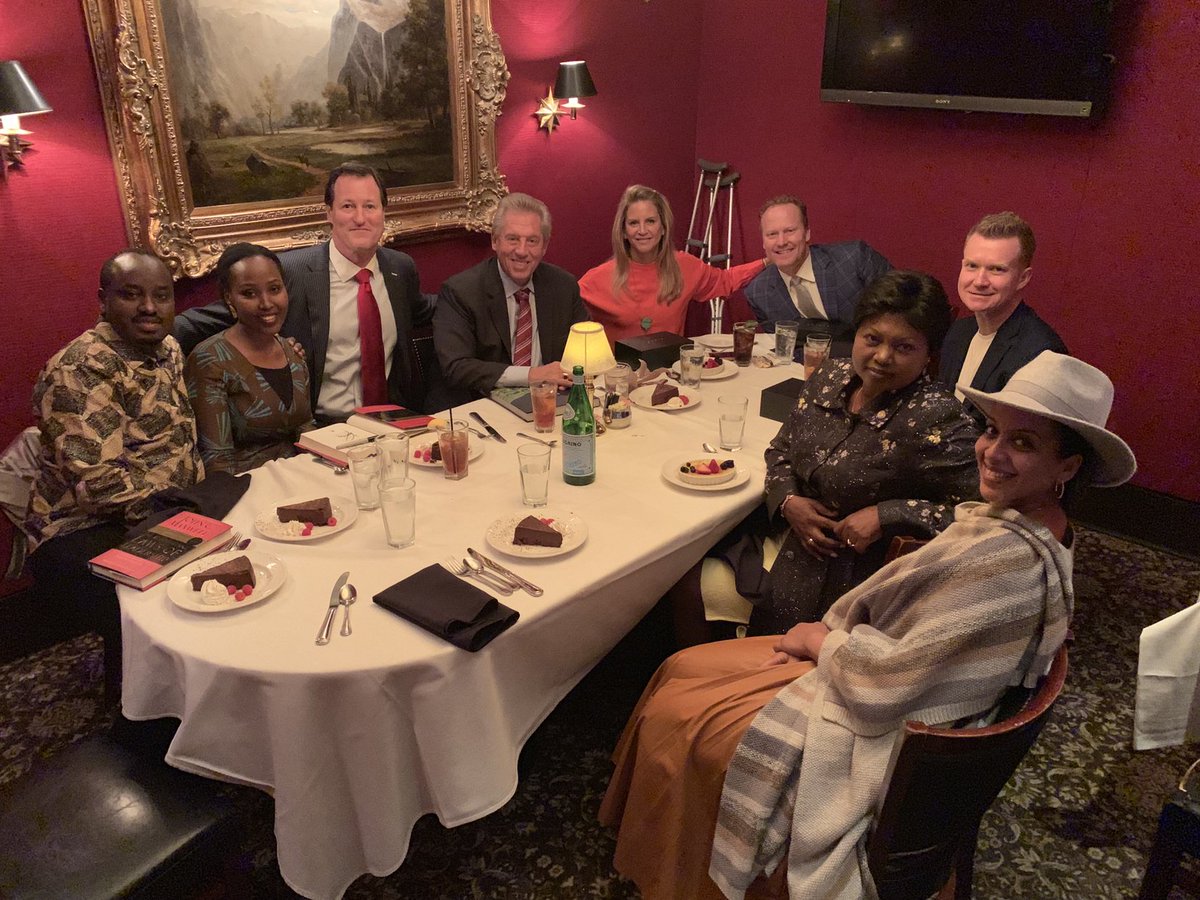 Maxwell_Leaders's tweet photo. Discussing Rwanda Country Transformation with the Ambassador and her staff and some of my team.  Good to have the producer of “I Can Only Imagine” movie @RealJoeKnopp https://t.co/RRkysGSzsW