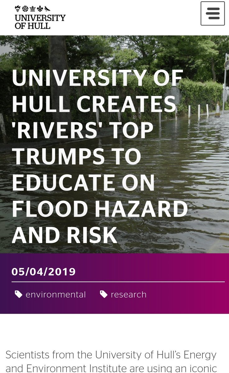 bedform's tweet photo. AVAILABLE TO BUY NOW! @UniOfHull #TopTrumps #Rivers card game!  https://t.co/odAryguLOJ ...also come and see us at #EGU19 EGU2019-17015 | | EOS2.4 on Wed, 10 Apr, 14:00–15:45 in Hall X4! https://t.co/baX8BUo2o1