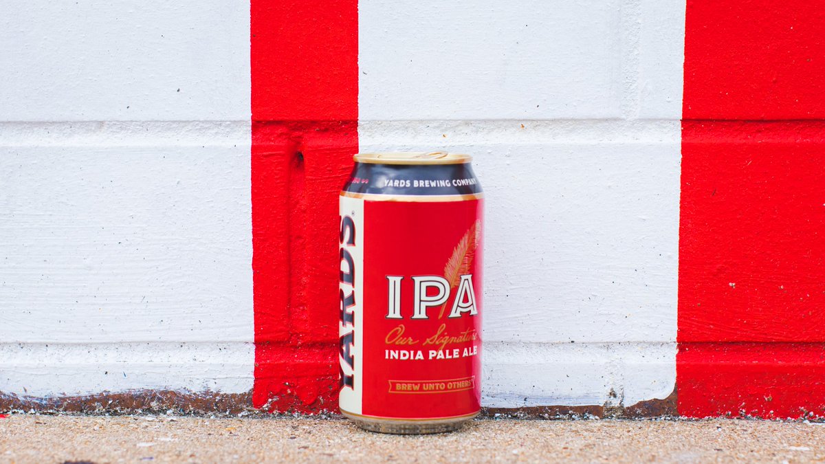 yardsbrew's tweet photo. Traditional floor-malted English barley gives Our #SignatureIPA its firm malt character while generous amounts of Chinook & Amarillo hops impart aromas of pine & tangerine for a perfectly balanced brew. #YARDS #IPA #BrewUntoOthers https://t.co/sXauuNUZyK