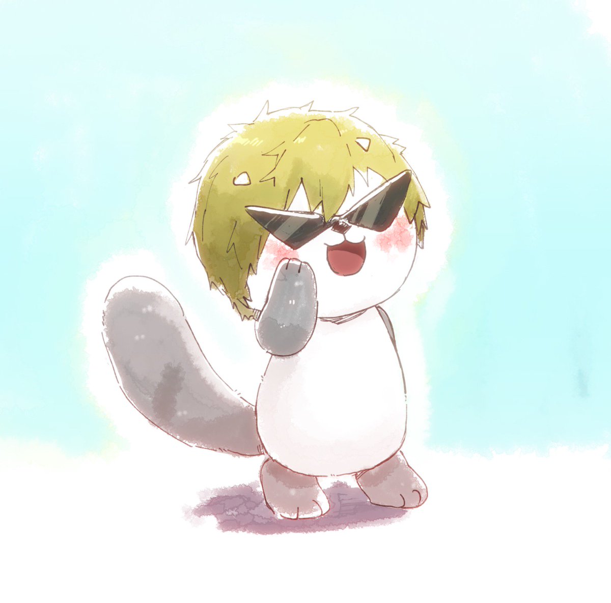 まこラッコ No Twitter ㅅ ひざしがつよくなってきたから サングラスをつけてみたよ かいてきかな まこラッコ No Twitter ㅅ ひざしがつよくなってきたから サングラスをつけてみたよ かいてきかな