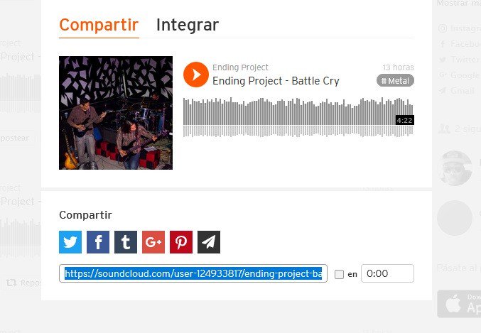 Escucha nuestro tema "Battle Cry" en #SoundCloud Link > tinyurl.com/yb32fh3k