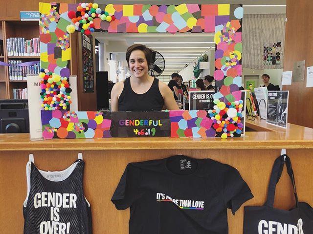 We are at <a href="/genderfully/">Genderful!</a>, and <a href="/laurenfdprice/">lauren price</a> is our merch girl. bit.ly/2KduiQg