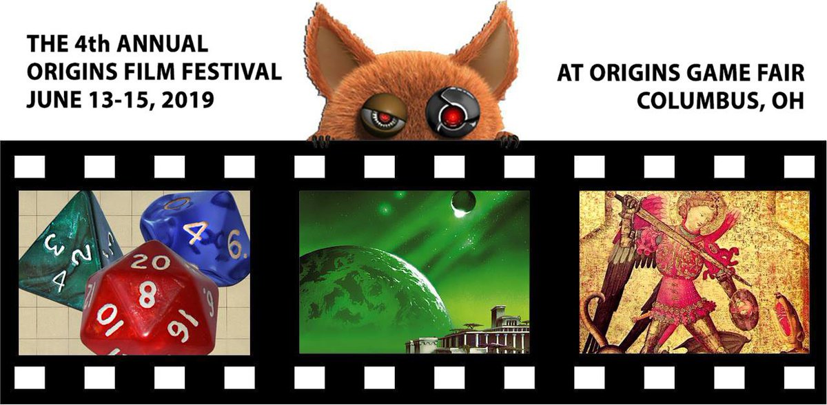 originsff's tweet photo. The final deadline for the Origins Film Festival at Origins Game Fair @originsgames is April 15th! Get $10 off your film submission with the code OFF10DISCOUNT. Submit your #indiefilms about #gaming, #scifi or #fantasy now at https://t.co/8jn4UPunBN https://t.co/SOD6jYq89F