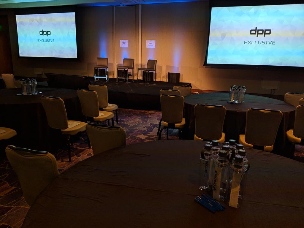 thedppltd's tweet photo. The calm before the storm. We're really excited about #DPPExclusive this afternoon. We have a FANTASTIC line up of speakers for our members! https://t.co/EoIdrLwBZo