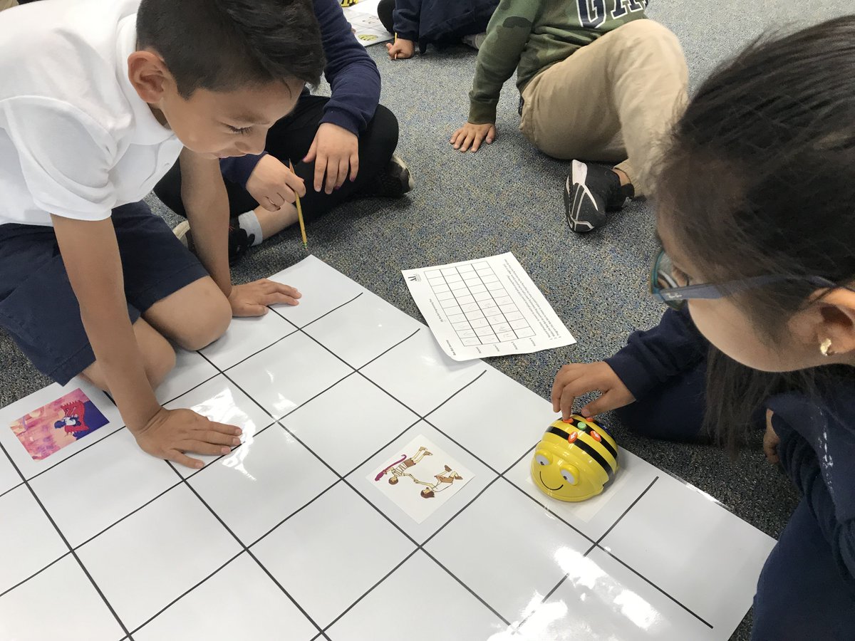vongerer's tweet photo. Thank you Los Gatos Assistance League for bringing engaging lessons about coding and robotics to our school! #Beebots @RosemaryCUSD @campbellusd https://t.co/JFAav916Sk