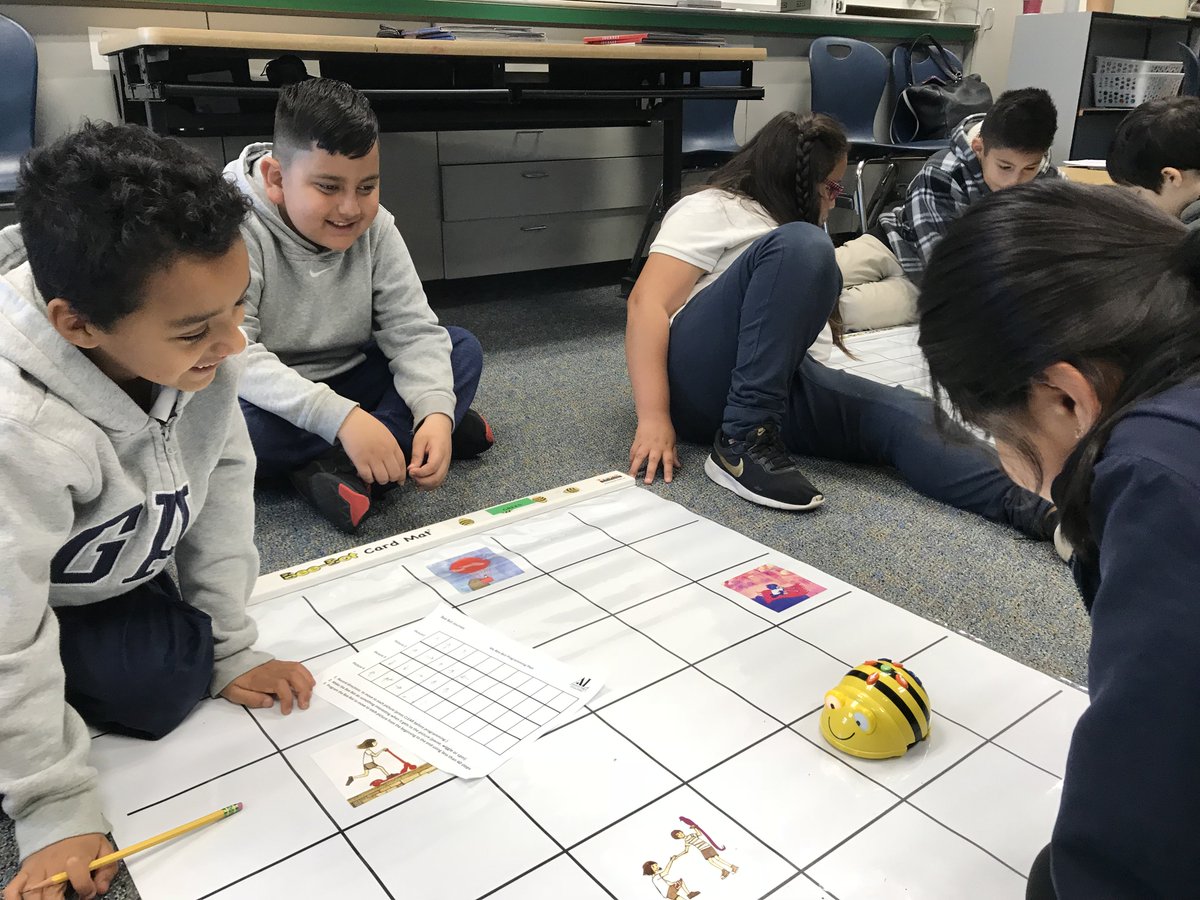 vongerer's tweet photo. Thank you Los Gatos Assistance League for bringing engaging lessons about coding and robotics to our school! #Beebots @RosemaryCUSD @campbellusd https://t.co/JFAav916Sk