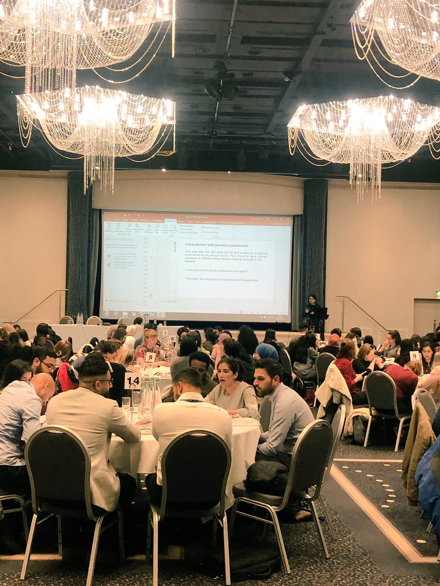 SadiaQMancPharm's tweet photo. What an intense but rewarding day! See you in the morning for day 2- remember the roads may be closed for the Manchester marathon so please plan accordingly!!! #RPSPreReg19 #restRequired https://t.co/gkHCSFatxv