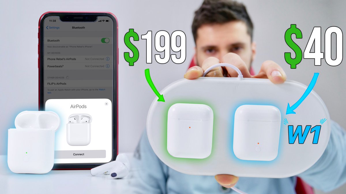 Fake AirPods 2 use W1 Chip 