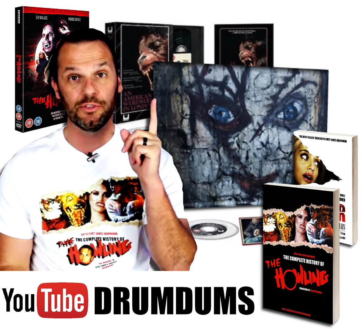 GZMagazine's tweet photo. @Drumdums announces the #HowlingHistory winners! Head over to the link ๐๐ปand see if your one of the lucky winners ๐
https://t.co/xgajXnHjt0
#Competition #winners #horror #Winner #moviecomp https://t.co/ydHjOEdZA3