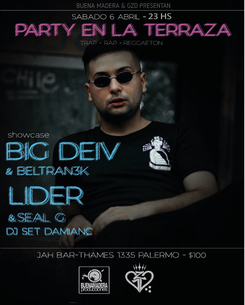 LiderakaLDR's tweet photo. Hoy hay quilombo en Palermo!!!!
@BigDeiv y @ellidermc !!!!!!  #partyenlaterraza #bigdeiv #LDR https://t.co/veKj5tKIgs