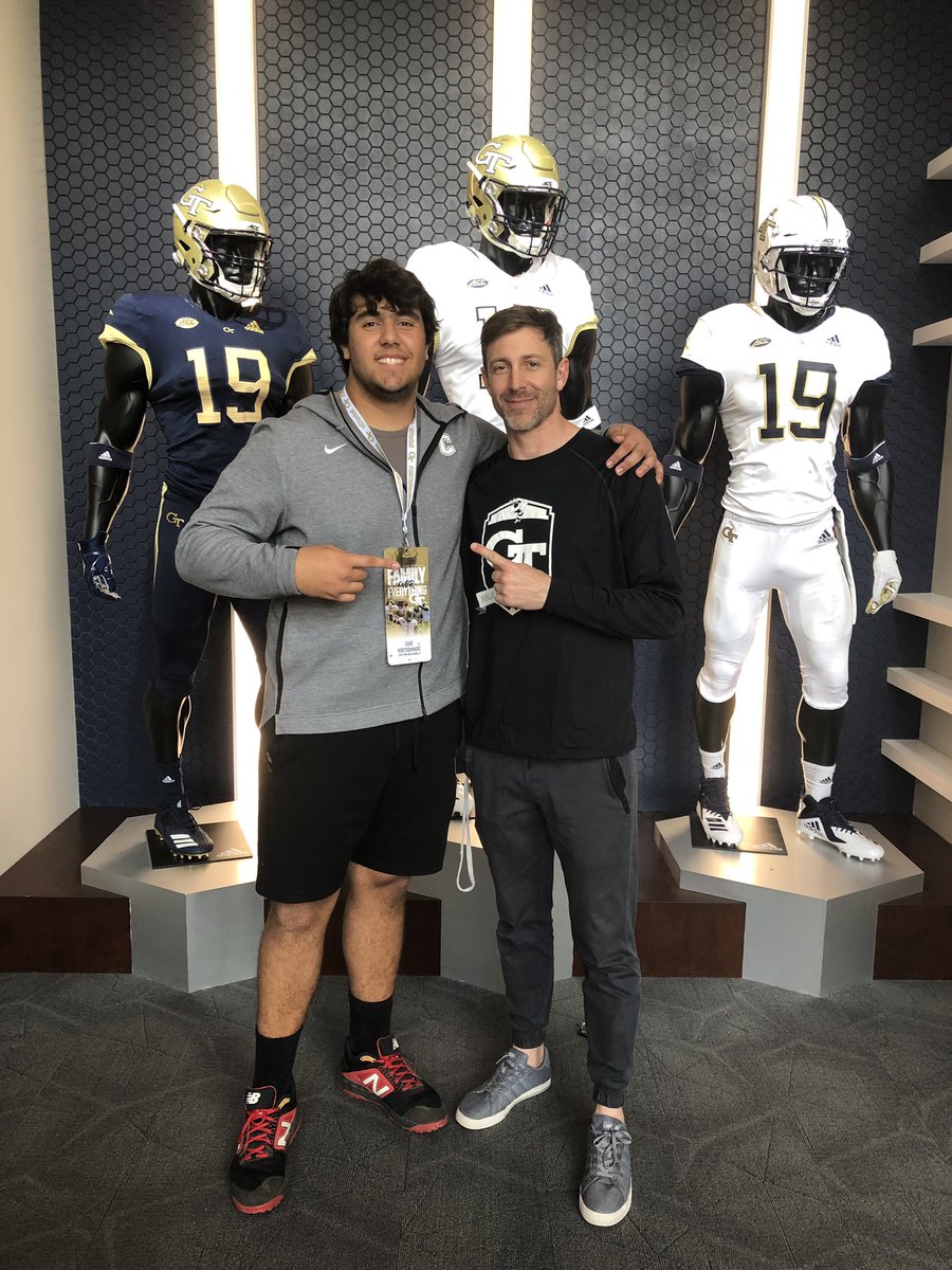 kootsouradis's tweet photo. Beyond Grateful to have received my first Power 5 offer from Georgia Tech‼️🐝 Thank you @CoachCollins @Coach_NBurton @CoachBrentKey  for the great visit to Atlanta! #GoldBlooded20 https://t.co/muJ1tkLMbT