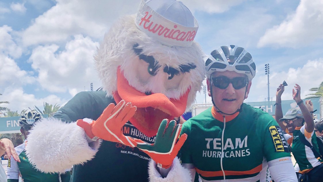 SylvesterCancer's tweet photo. What an amazing day, Sylvester’s Director, @DrSDNimer completed the 100 mile bike ride at this year’s #DCCIX. Participating with hundreds of individuals, he was amazed to see so many people come together for loved ones & their community. We are all in it together. #InPursuitOf https://t.co/P4wSVTLqXu