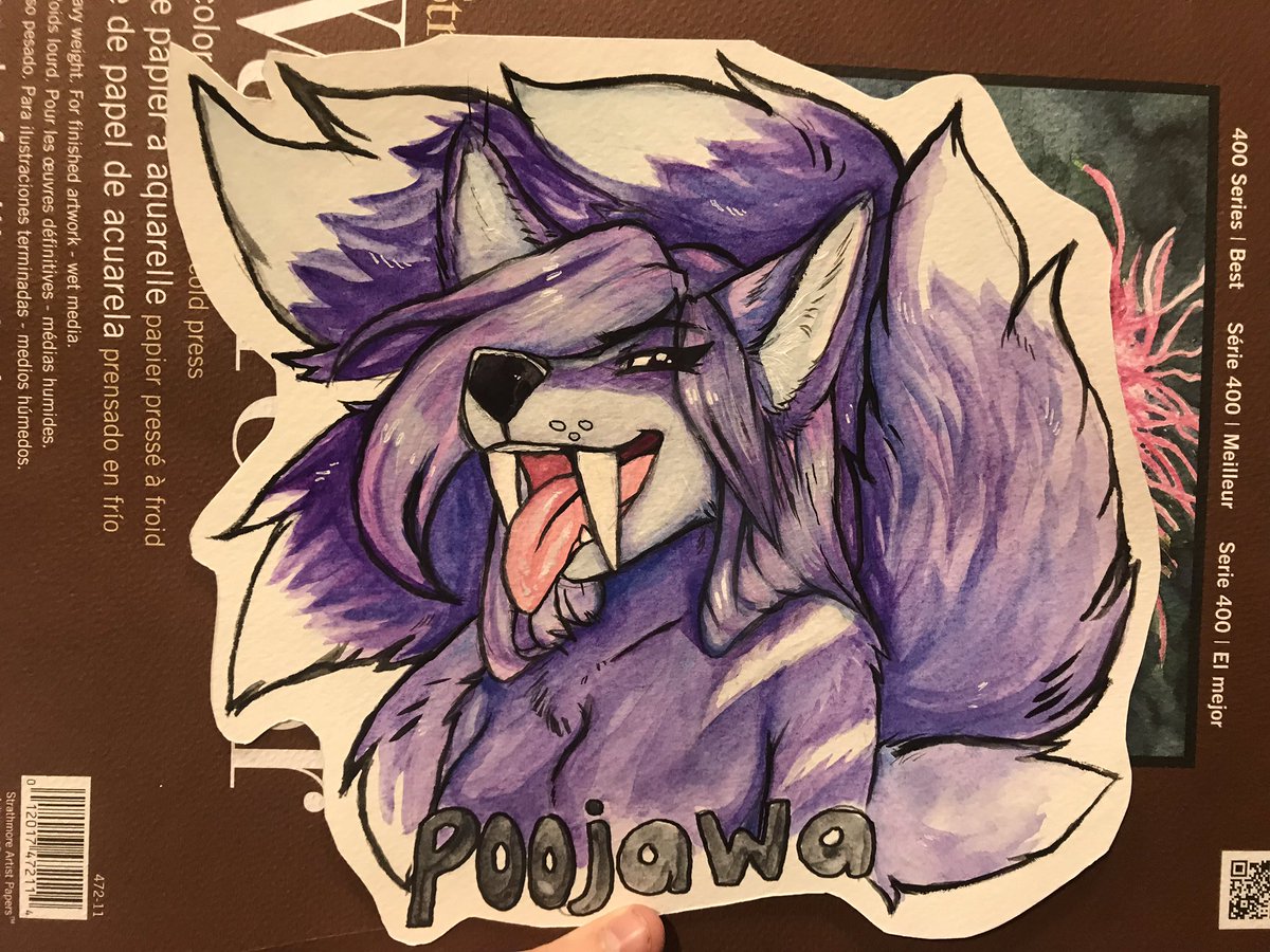 CodeineJetpack's tweet photo. My favorite badge from TFF 💜💜💜💜��💜 https://t.co/0wz2AwwYou