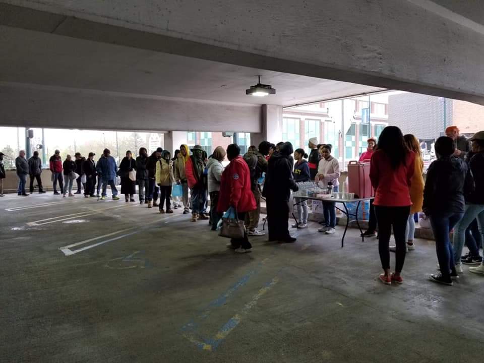 TinyHousesGSO's tweet photo. Thank you @ncatsuaggies for helping provide and serve Breakfast For Our Friends. Also, thank you to our board members and volunteers for keeping things running smoothly. #B4OF #THCD #tinyhouse https://t.co/chOxlwTaIk