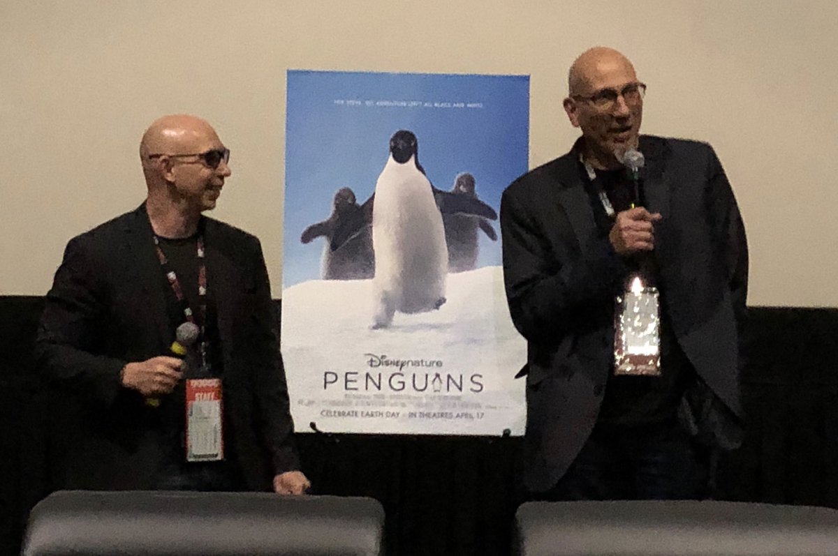 MitchFilmCritic's tweet photo. Introducing #DisneyNaturePenguins with Oscar winning producer Roy Conli at the 2019 Phoenix Film Festival! #PhoenixFilmFestival #RoyConli https://t.co/sxRXRoTqXP